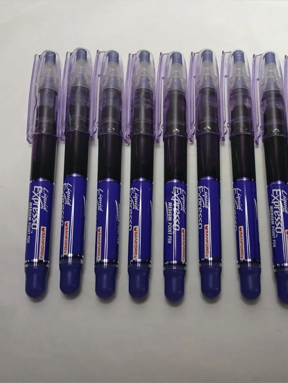 Liquid Expresso Medium Point Pen Purple (12 Pack-Only 10 Pens In Box) RARE COLOR